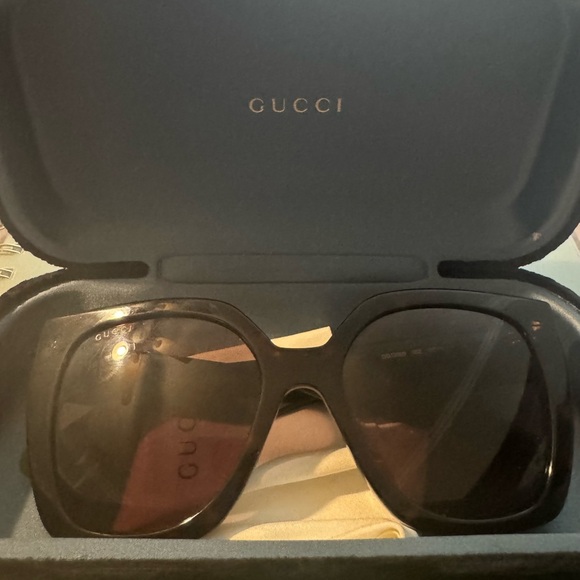 Gucci Brown Tortoise Sunglasses main image 2